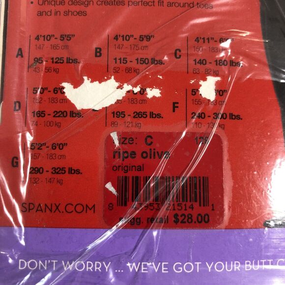 Spanx Tight-End Tights Women’s C Green Ripe Olive Original Opaque Shaping New - Picture 7 of 9